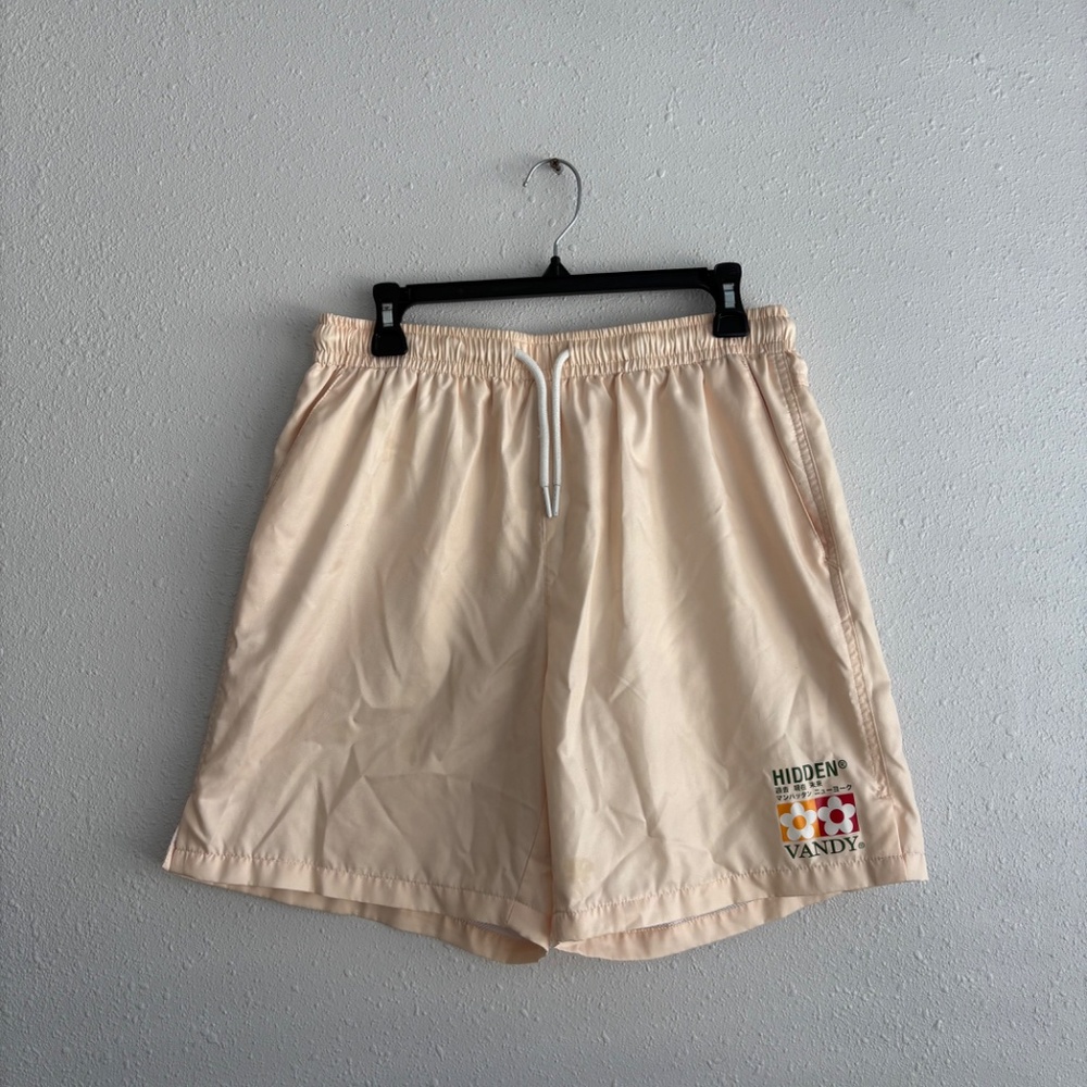 VANDY THE PINK x Hidden White Swim Trunks - Size L